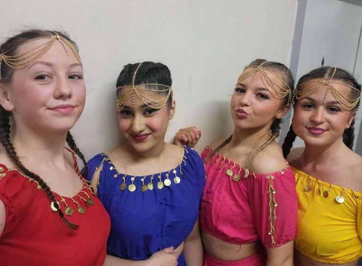 Tap and modern fusion dance routine at Bradford theatre